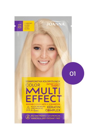 MULTI EFFECT barva Barvicí šampon Písková blond /01/