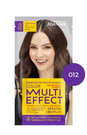 MULTI EFFECT COLOR barvicí šampon 012 Čokoládová hnědá