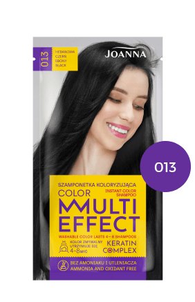 MULTI EFFECT COLOR barvicí šampon 013 Ebenová černá