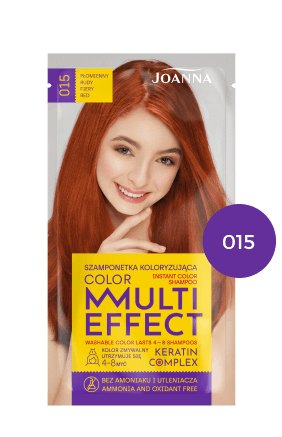MULTI EFFECT color Barvicí šampon Flame red /015/ PL,GB,HU,SK,RO,RU,SE,FI