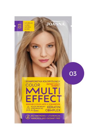 MULTI EFFECT COLOR barvicí šampon 03 Přirozená blond
