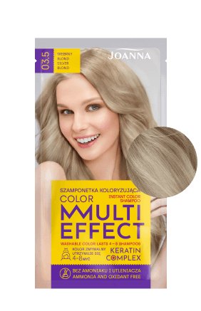 Vlasy v odstínu Multi Effect 03.5 Silver Blonde – Barvicí šampon