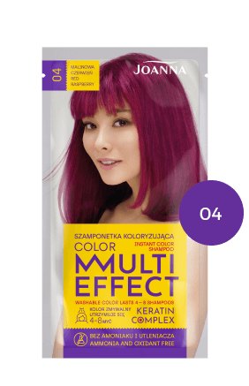 MULTI EFFECT color Barvicí šampon Malinová červená /04/