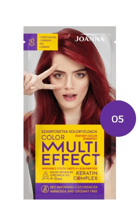 MULTI EFFECT barva Barvicí šampon Rybízová červená /05/