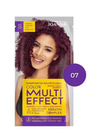MULTI EFFECT color Barvicí šampon Deep bordó /07/