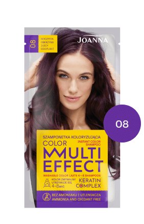 MULTI EFFECT color Barvicí šampon Šťavnatý lilek /08/