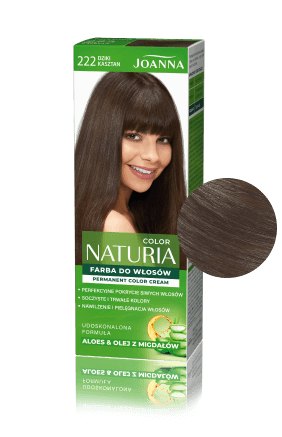 Vlasy v odstínu na divoký kaštan NATURIA COLOR