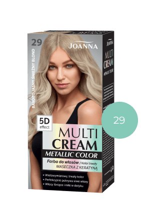 MULTI CREAM COLOR metalíza Velmi světlá sněhově blond /29/
