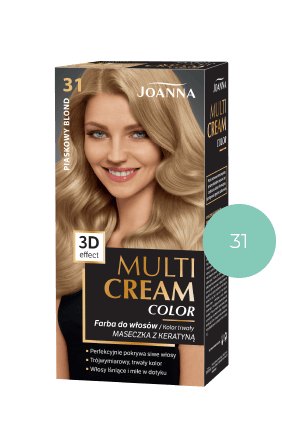 Joanna Multi Cream Color Sandy blond barva na vlasy 31