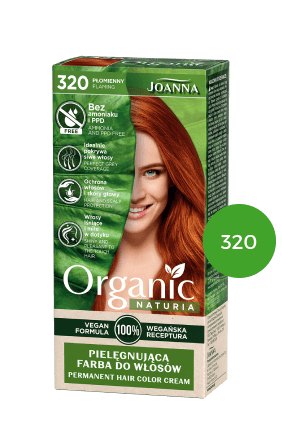 NATURIA ORGANIC VEGAN barva na vlasy 320 Ohnivá