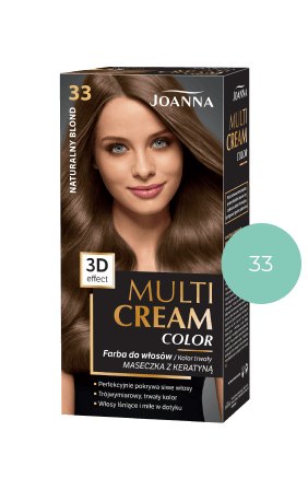 MULTI CREAM COLOR barva na vlasy 33 Přirozená blond