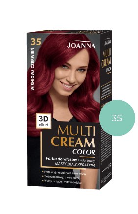 MULTI CREAM COLOR barva na vlasy 35 Višňová červená