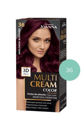 MULTI CREAM COLOR Královská bordó barva /36/