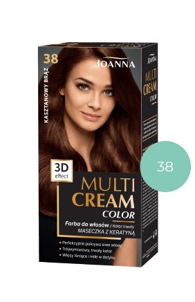 MULTI CREAM COLOR barva kaštanová hnědá /38/