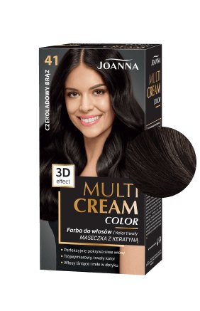Vlasy v odstínu MULTI CREAM COLOR Čokoládová barva hnědá /41/