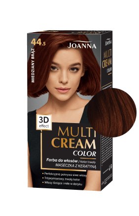 Vlasy v odstínu MULTI CREAM COLOR barva Měděná hnědá /44,5/
