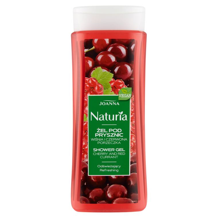 NATURIA Sprchový gél čerešňa a červené ríbezle 300 ml