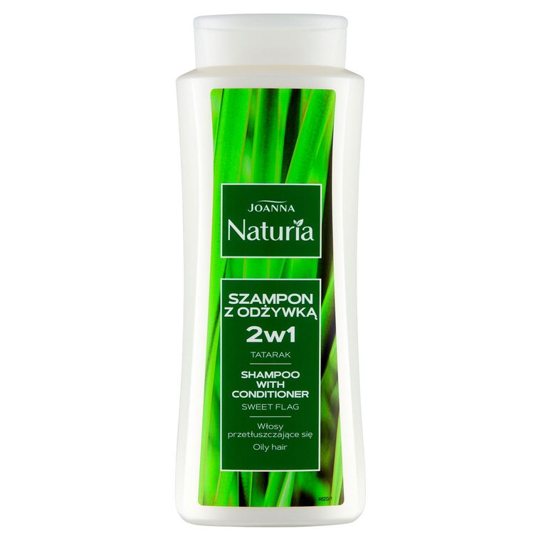 NATURIA šampón na mastné vlasy s kalamusom 2v1 500ml