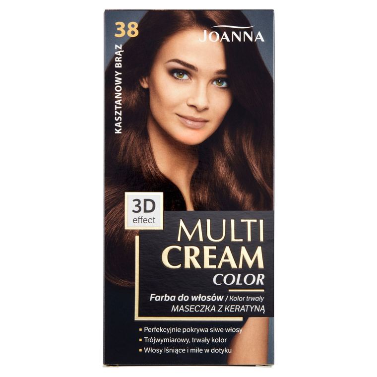 MULTI CREAM COLOR barva kaštanová hnědá /38/