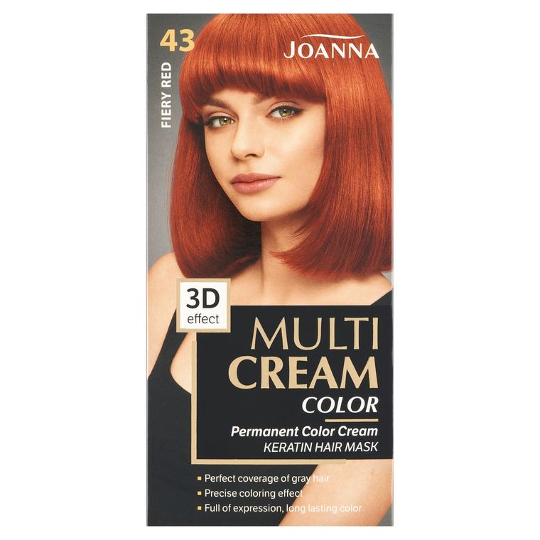 Joanna Multi Cream Color Barva na vlasy plamenově červená 43
