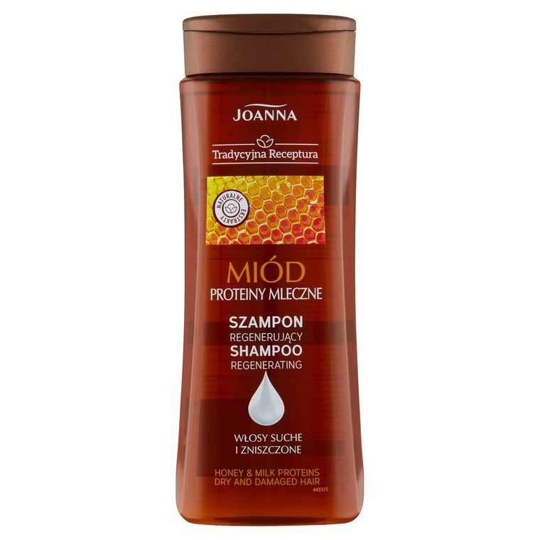 TRADIČNÍ RECEPTURA Šampon s medem a mléčnými proteiny 300 ml