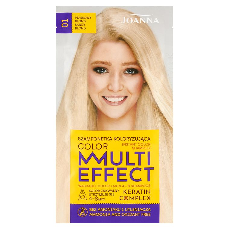 MULTI EFFECT barva Barvicí šampon Písková blond /01/
