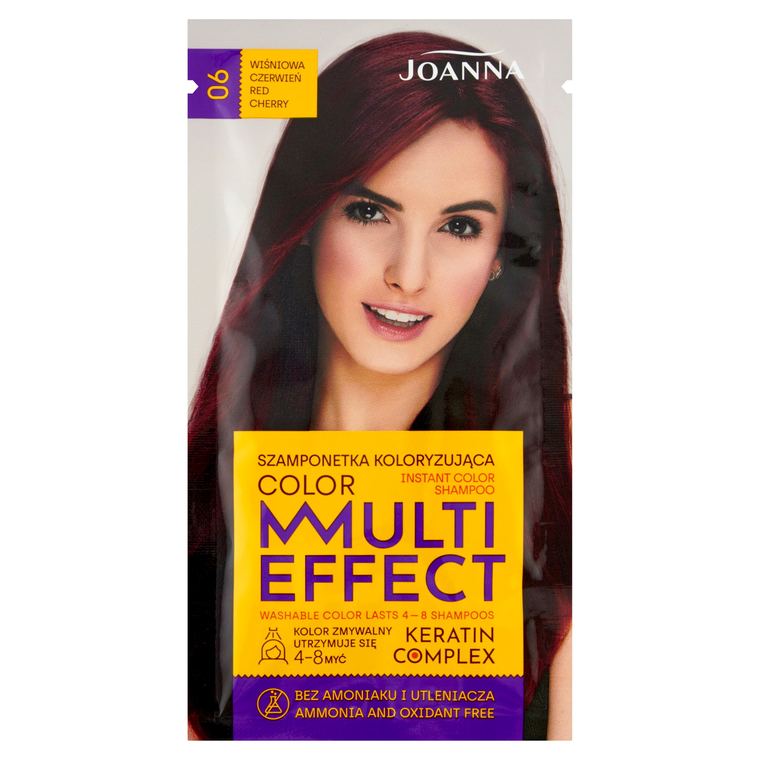 MULTI EFFECT COLOR barvicí šampon 06 Višňová červená