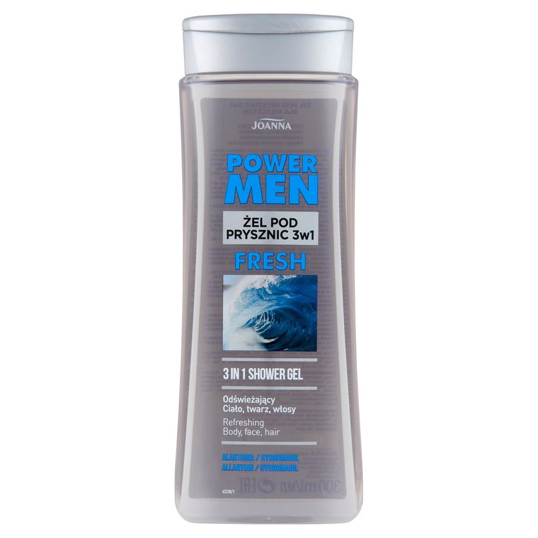 POWER MEN Sprchový gel 3v1 FRESH alantoin a hydromanil 300 ml