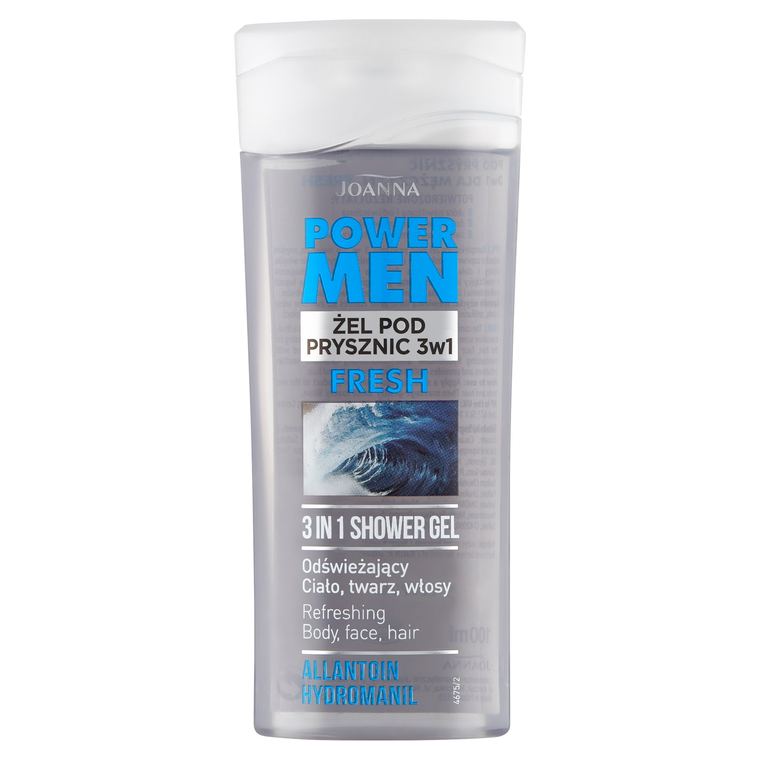 POWER MEN Sprchový gel 3v1 FRESH alantoin a hydromanil 100 ml
