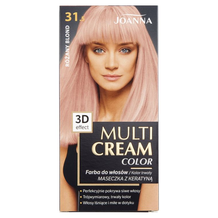 MULTI CREAM COLOR farba na vlasy 31.5 Ružová blond