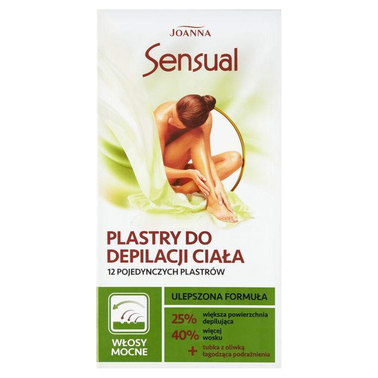 Náplasti Sensual Body určené pro silné vlasy