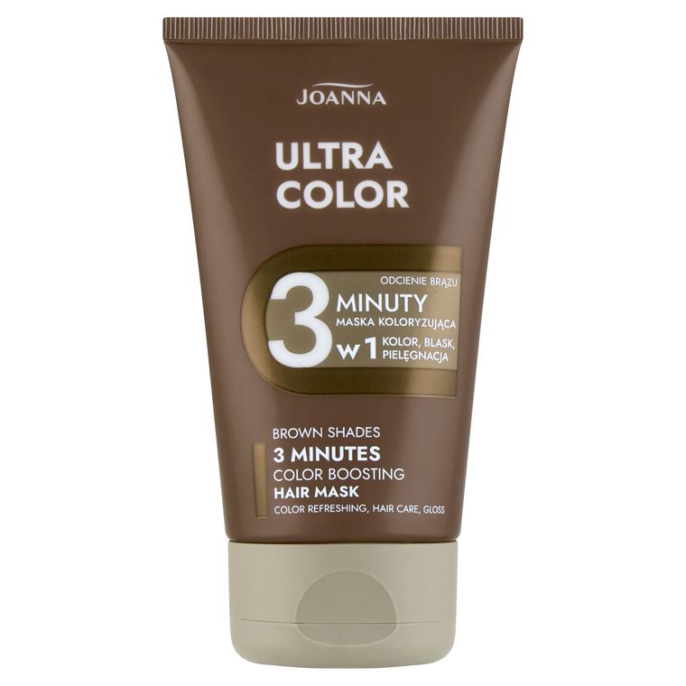 Hnedá farbiaca maska ULTRA COLOR – osvieženie a lesk farieb