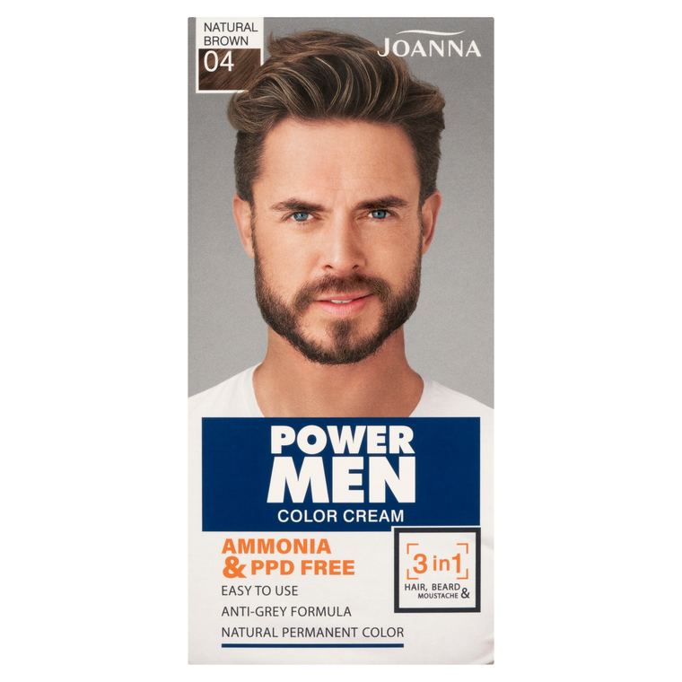 POWER MEN farba Paint 04 Natural brown 2024
