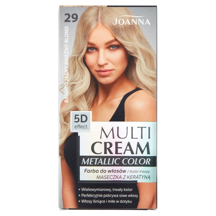 MULTI KRÉMSZÍN metál Nagyon világos hószőke /29/