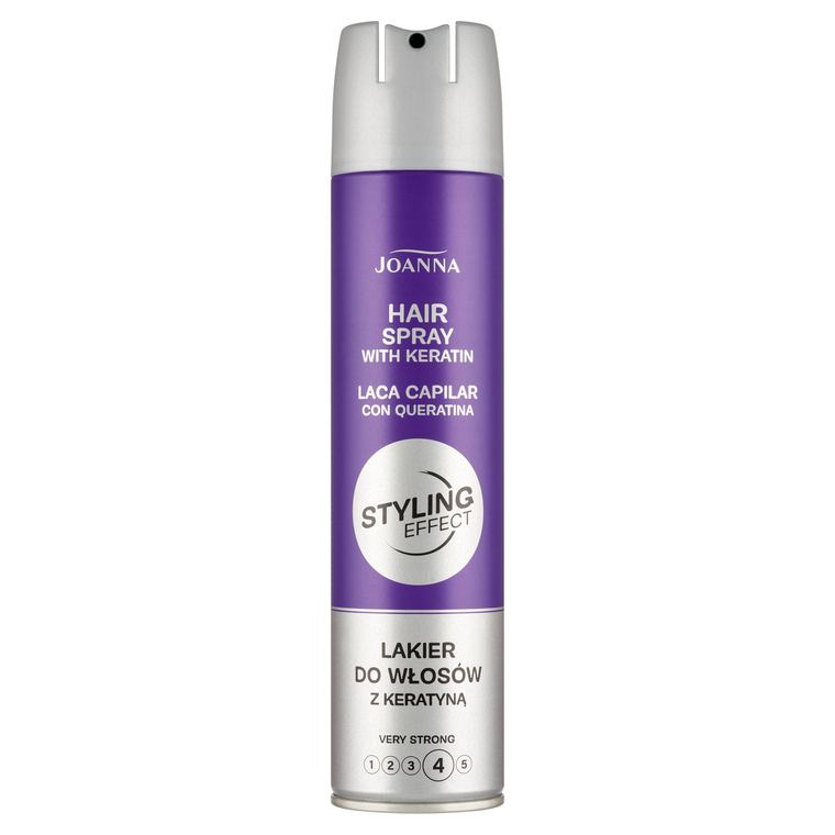 STYLING hatás Nagyon erős hajlakk keratinnal 250 ml