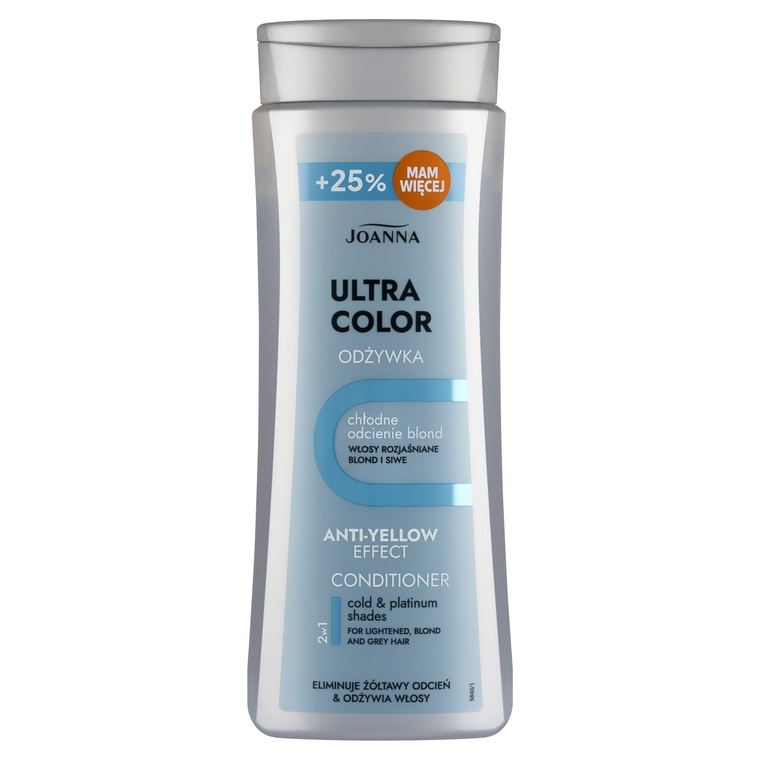 Joanna Ultra Color Conditioner hideg szőke árnyalatok 250 g