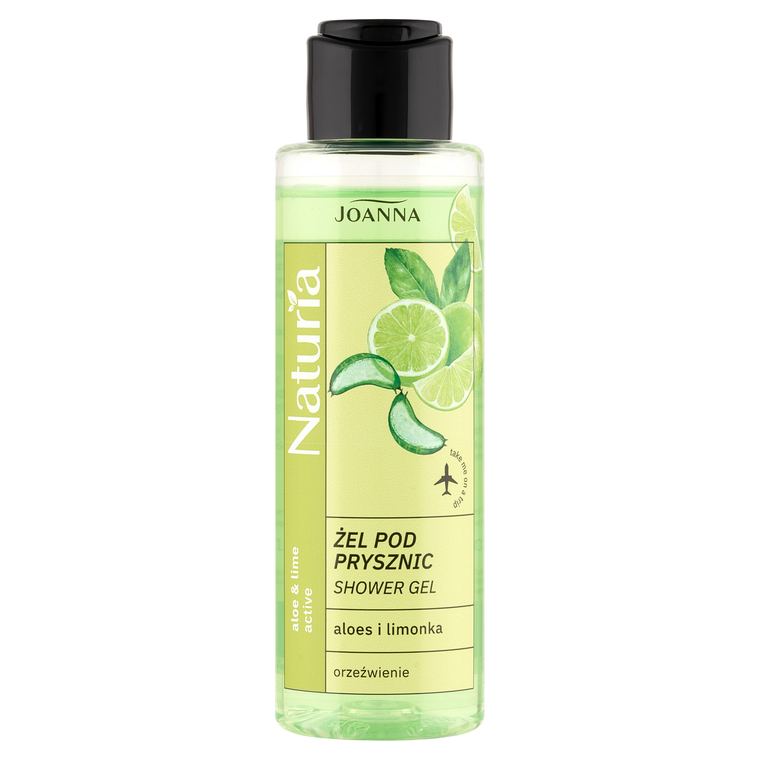 Joanna Naturia Sprchový gél s aloe a limetkou 100 ml
