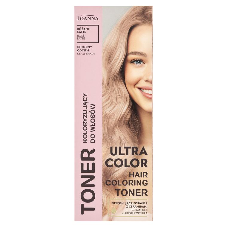 ULTRA COLOR Rose latte vlasový toner/Rose latte – vegánsky vlasový toner Joanna