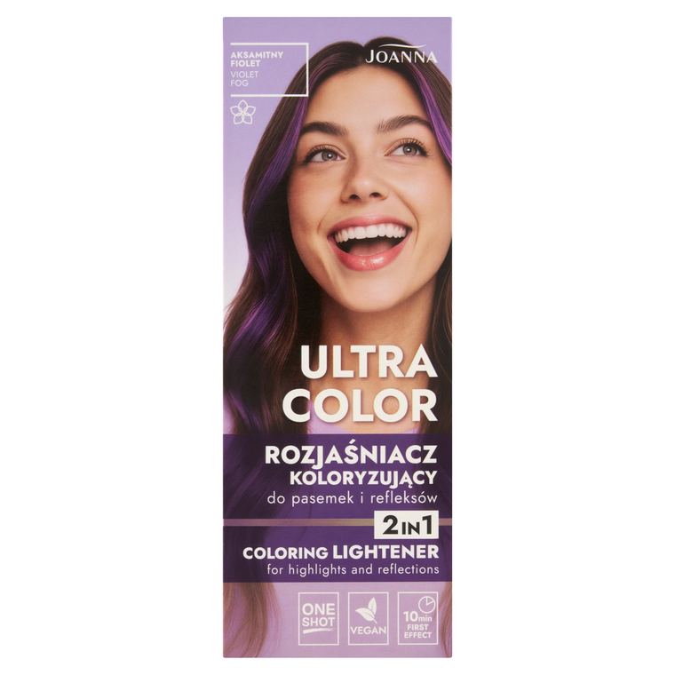 ULTRA COLOR farbiaci zosvetľovač 2 v 1 Zamatová fialová 100 g