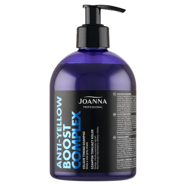 PROFESIONÁLNÍ ANTI-YELLOW BOOST COMPLEX Tónovací šampon popelavá barva 500 g