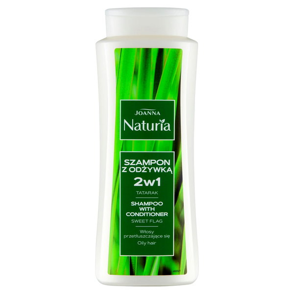 NATURIA šampon na mastné vlasy s kalamusem 2 v 1 500 ml