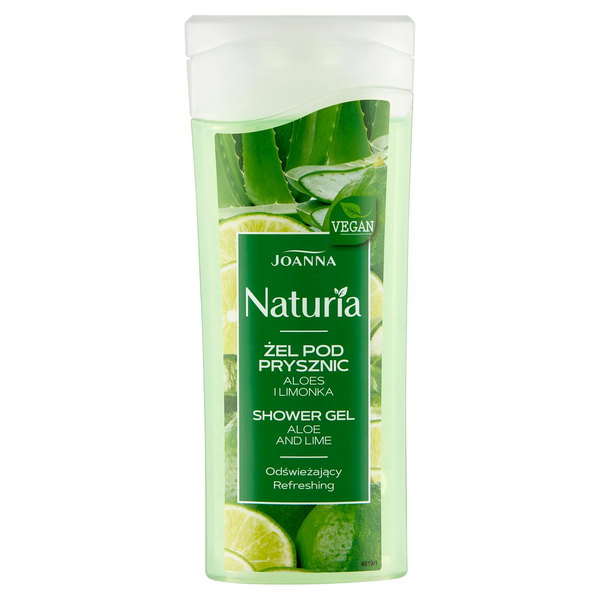 NATURIA Sprchový gél s aloe a limetkou 100ml