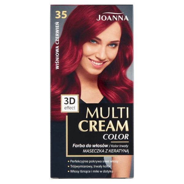 MULTI CREAM COLOR farba na vlasy 35 Višňová červená