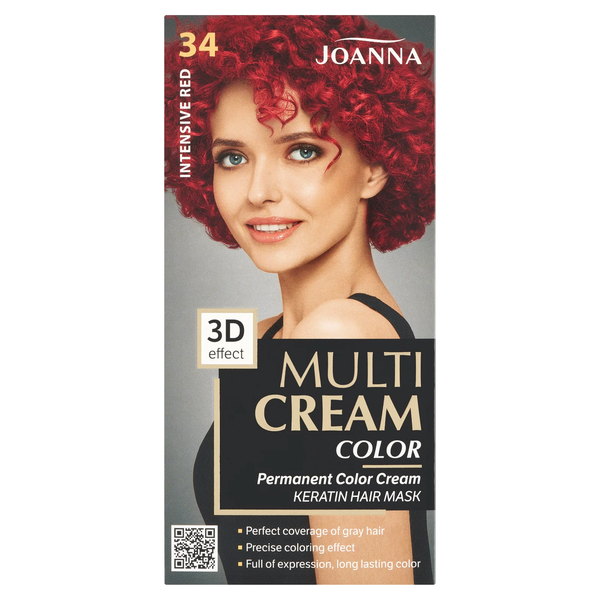 Joanna Multi Cream Color Farba na vlasy intenzívna červená 34