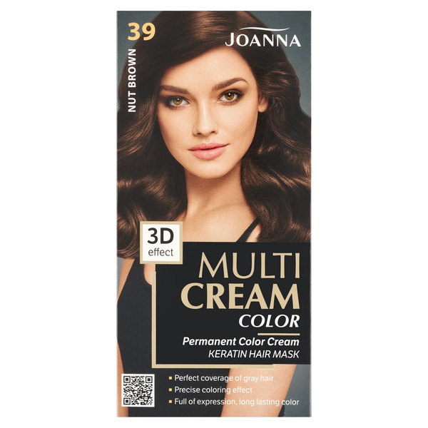 Joanna Multi Cream Color Farba na vlasy orechovo hnedá 39