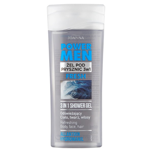 POWER MEN tusfürdő 3 az 1-ben FRESH allantoin és hidromanil 100 ml