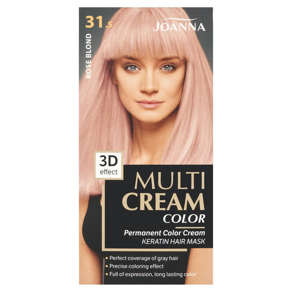 Joanna Multi Cream Color Rose blond farba na vlasy 31.5