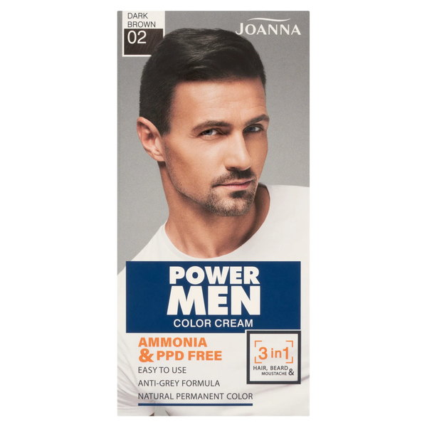 POWER MEN szín Festék 02 Sötétbarna