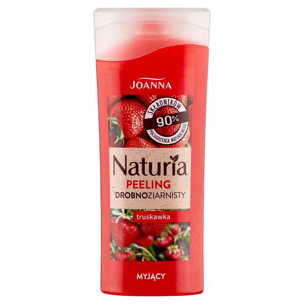 NATURIA Jemnozrnný peeling Jahoda 100g