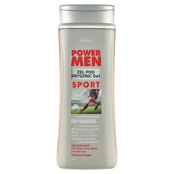 POWER MEN Tusfürdő 5 az 1-ben SPORT DeoPlex 300ml